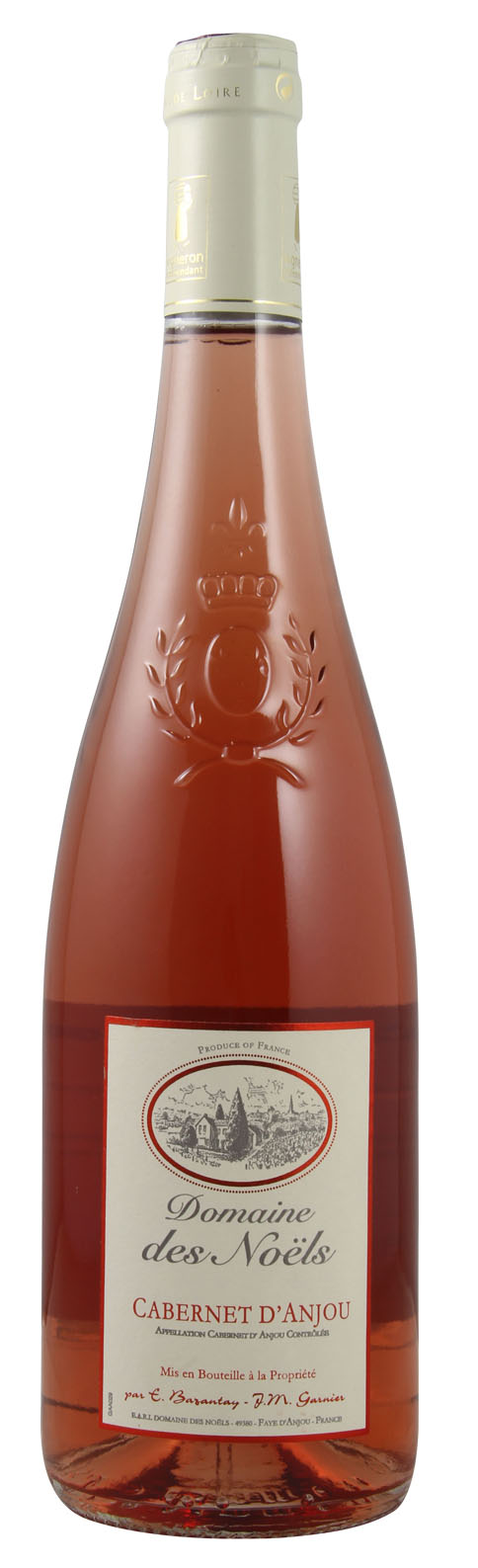 Vin Rosé demi-sec Cabernet d'Anjou du Domaine des Noëls